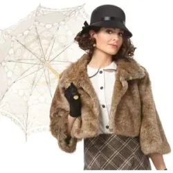 Kurze Pelzjacke für Damen