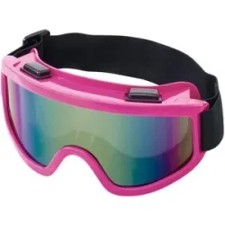Ski-Brille, neonpink
