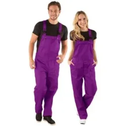 Latzhose unisex, lila