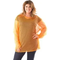 Netzshirt, neonorange
