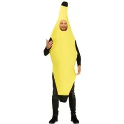 Kostüm Banane, unisex