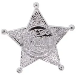 Sheriff-Stern, silber