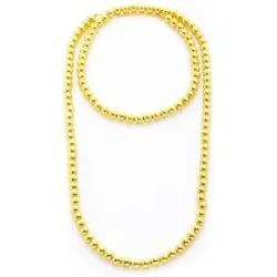 Perlen-Kette, gold