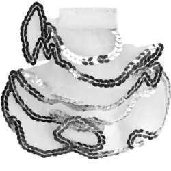 Kinder-Jabot Pailletten