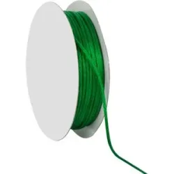 Satinkordel, grün, 2 mm, 20 m