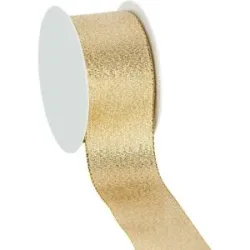 Stoffband, gold, 40 mm, 10 m