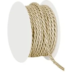 Kordel, taupe, 4 mm, 10 m