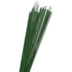 Steckdraht,  grün lackiert