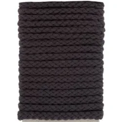 buttinette Kordel für Bekleidung, dunkelgrau, 8 mm Ø, Länge: 5 m