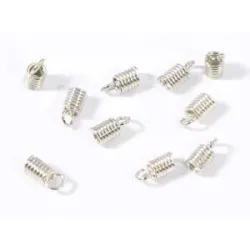 Verbindungsstücke, silber, 2 mm Ø, 10 Stück