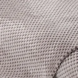 Möbelstoff Waffelvelours, taupe
