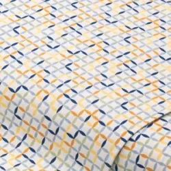 Baumwollstoff Quadrate 