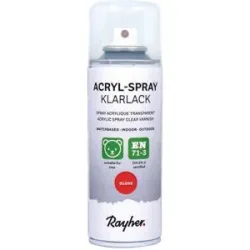 Acryl-Spray Klarlack, glänzend, wasserbasierend, 200 ml