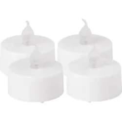 LED-Teelichter, 4 cm Ø, 4 Stück