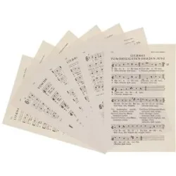 buttinette Notenpapier, 11 x 16,5 cm, 40 Blatt