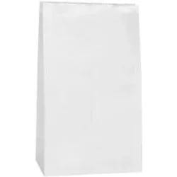 Papiertüten, weiß, 21 x 12 cm, 15 Stück