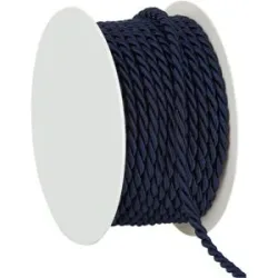 Kordel, dunkelblau, 4 mm, 10 m