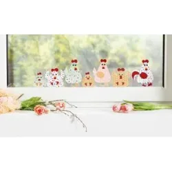 buttinette Bastel-Set Fensterbilder 