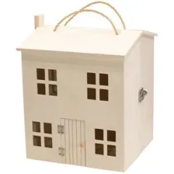 Haus aus Holz, 24 x 29 cm
