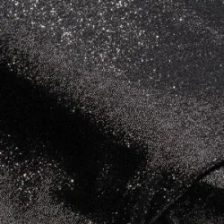 Elastik-Jersey, schwarz/silber