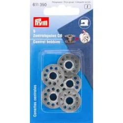 Prym Nähmaschinenspulen für CB-Greifer, Ø 20,5 mm, Höhe: 11,7 mm, Inhalt: 5 Stück