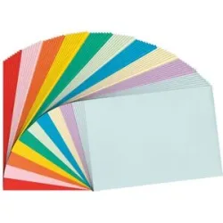 Tonzeichenpapier, bunt, 21 x 29,7 cm, 100 Blatt