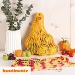 Strickanleitung - Einkaufsnetze aus Woll Butt Schlugarn