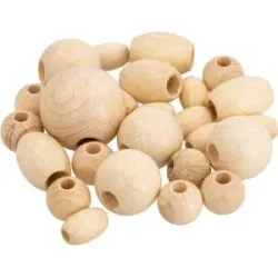 Holzkugeln, 14?40 mm, 25 Stück