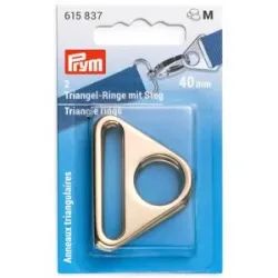Prym Triangel-Ringe mit Steg, Größe: 40 mm, Inhalt: 2 Stück