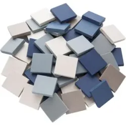 Ceraton-Mosaik blau-mix, 20 x 20 mm, 280 g