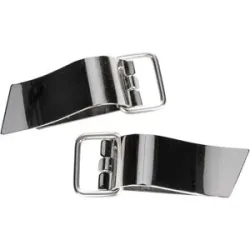 buttinette Clip-Verschlüsse mit Ring, Größe: 15 x 47 mm, Inhalt: 2 Stück