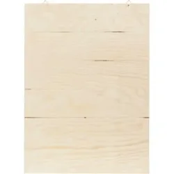 Holz-Schild, eckig, 40 x 55 cm