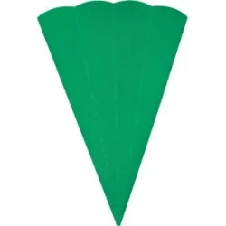 Wellpappe-Schultüte, grün, 68 cm