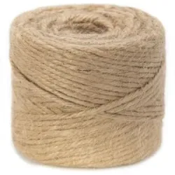 Jutegarn, natur, 3,5 mm, 200 g