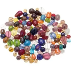 Glasperlenmix, bunt, 5?26 mm, 100 g
