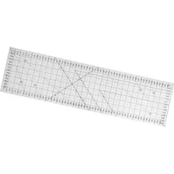 buttinette Rollschneider-Lineal, in cm-Einheit, Größe: 16 x 60 cm