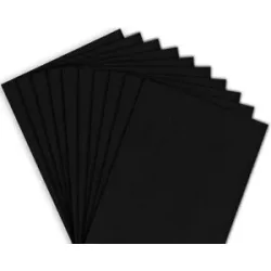 Fotokarton, schwarz, 21 x 29,7 cm, 50 Blatt