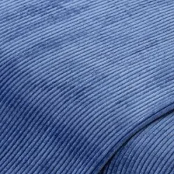 Cordstoff, himmelblau