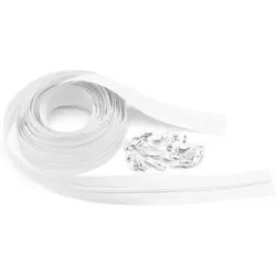 buttinette Endlosreißverschluss im Set, Spirale: 4,2 mm, 4 m,  weiß