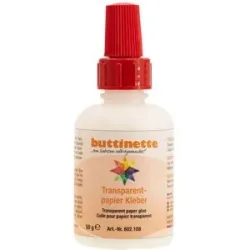 buttinette Transparentpapier Kleber, 50 g