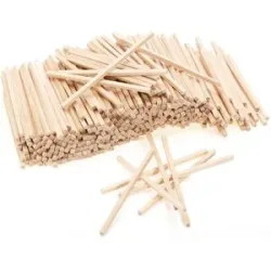 Holz-Stäbchen, natur, 8,6 cm, 650 Stück