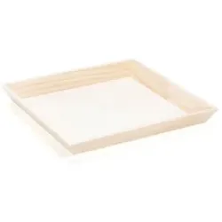 Tablett aus Holz, 30 x 30 cm
