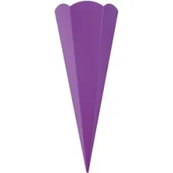 Papp-Schultüte, lila, 68 cm