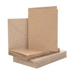 Mini-Recycling-Doppelkarten & Hüllen, je 20 Stück