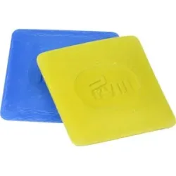 Prym Schneiderkreide, Farbe: blau und gelb, Größe: 5 x 5 cm, Inhalt: 2 Stück