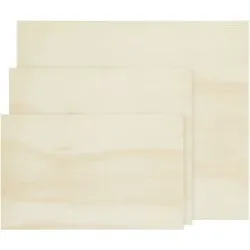 Sperrholzplatten, 3 Stück