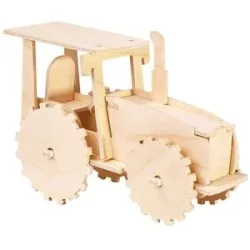 Holzbausatz Traktor, 15 x 11 cm