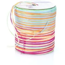 Raffia-Bast Multi 50 m, bunt