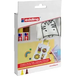 edding Kinder-Baumwollbeutel-Set 
