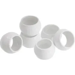 buttinette Serviettenringe, 5 x 5 x 3,1 cm, 6 Stück
